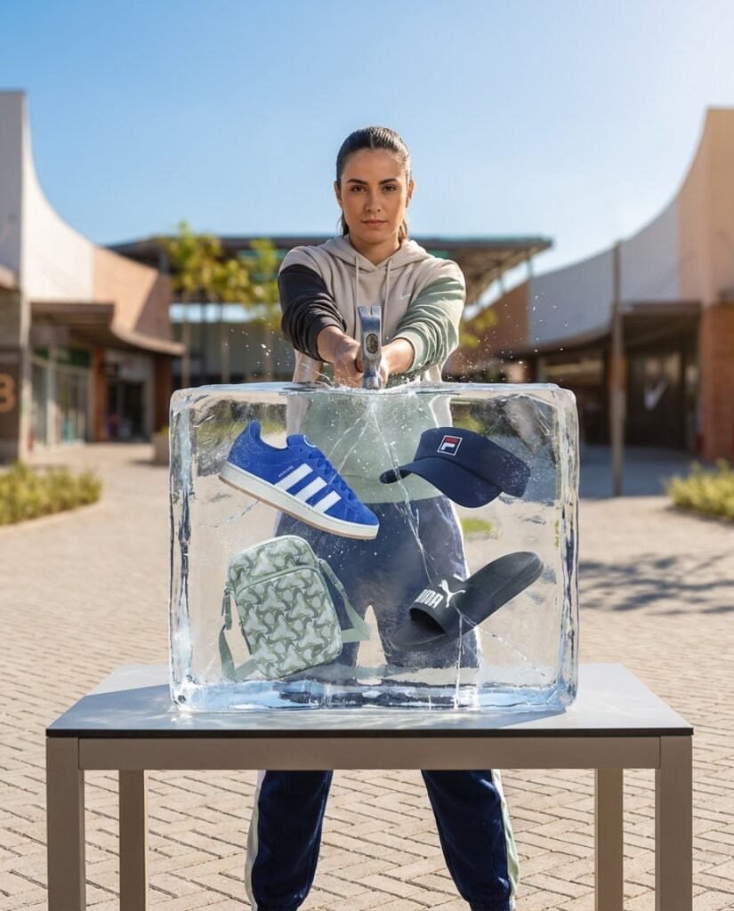 A ação convida o público a enfrentar o calor de um jeito inusitado Créditos: Divulgação