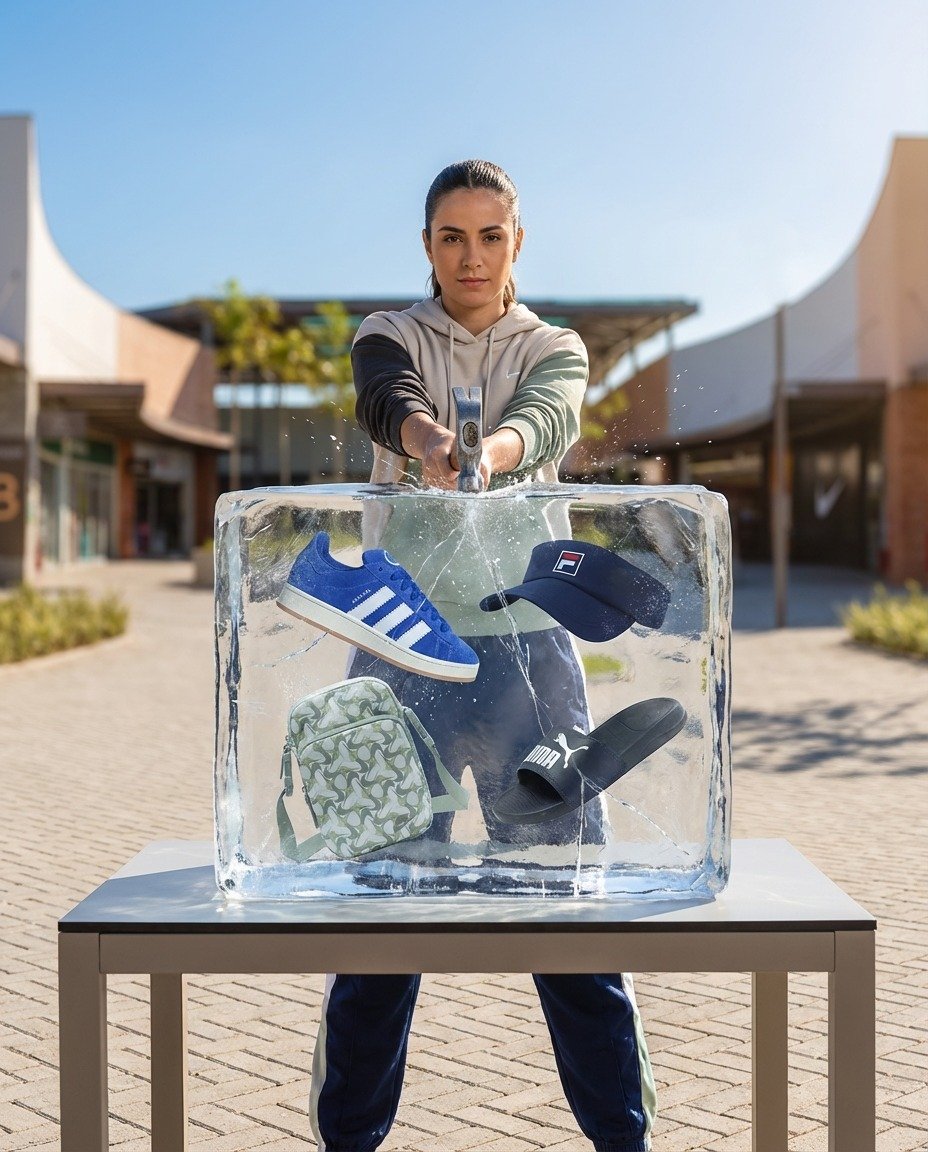 A ação convida o público a enfrentar o calor de um jeito inusitado Créditos: Divulgação