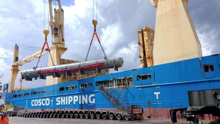 A entrega mais recente e de maior porte ocorreu no Porto de Santos (SP), com o desembarque do Balão da Caldeira